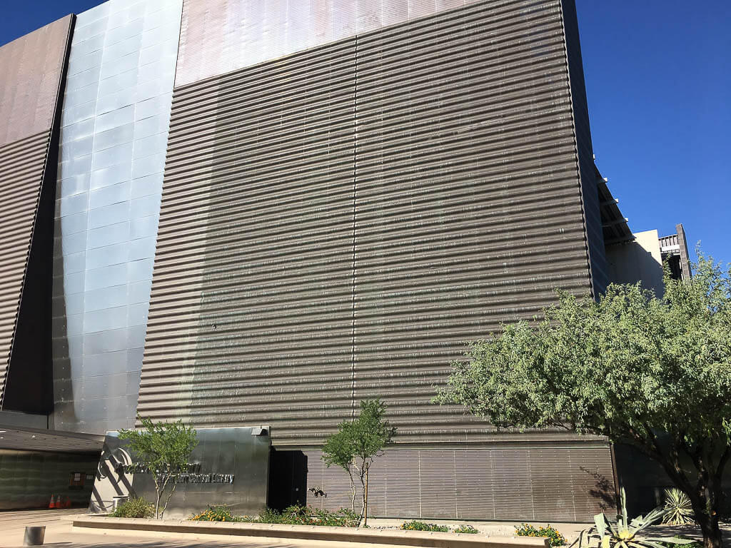 Burton Barr Central Library, exterior view from the east